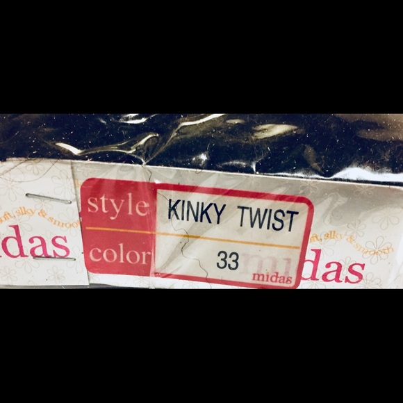 Midas Kinky Hair Extensions 100% Kanekalon LOTx3 - Picture 6 of 8